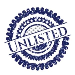 Unlisted for live shows‎